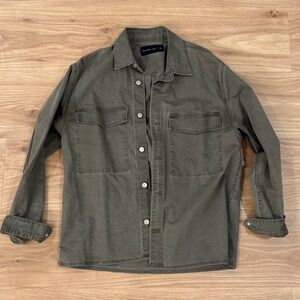 Abercombie Relaxed Twill Shirt Jacket